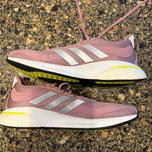 Adidas Women's Supernova sneakers ‘Magic Mauve Solar Yellow' Sz 8 1/2